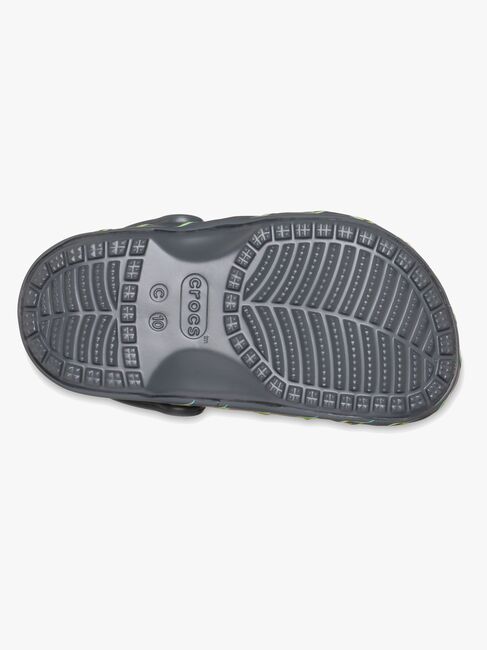 Crocs Classic Bolt Lights Tofflor, Carbon