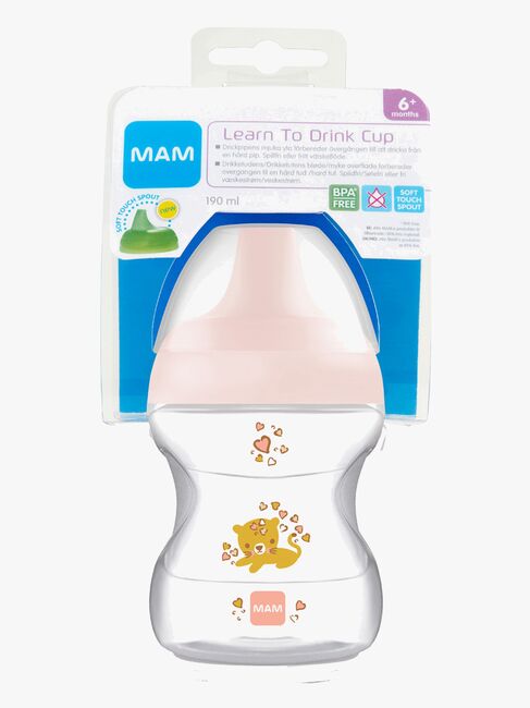 MAM Learn To Drink Cup, Pink