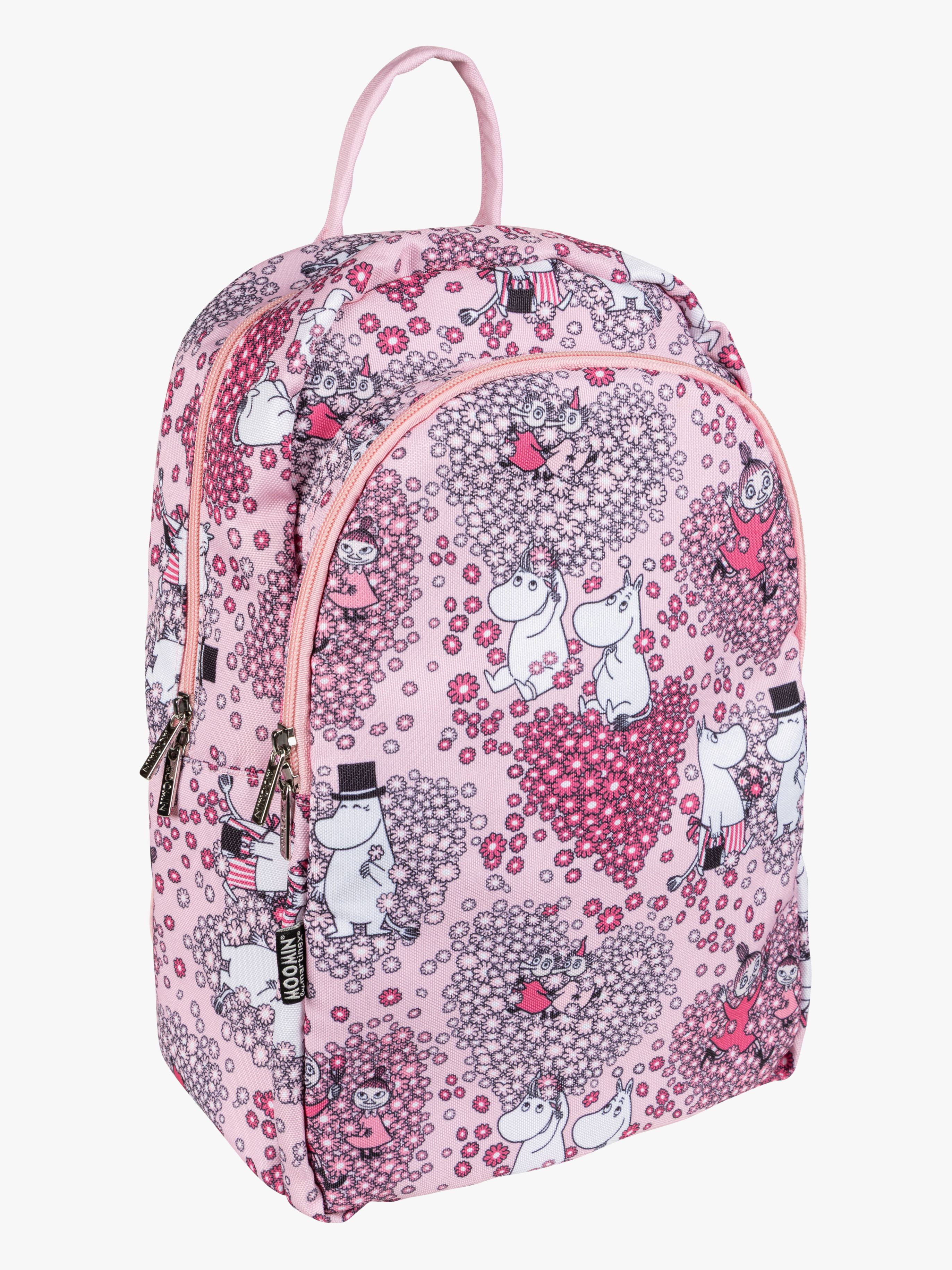 Mumin Sosuli Vänner Ryggsäck 16l, Rosa