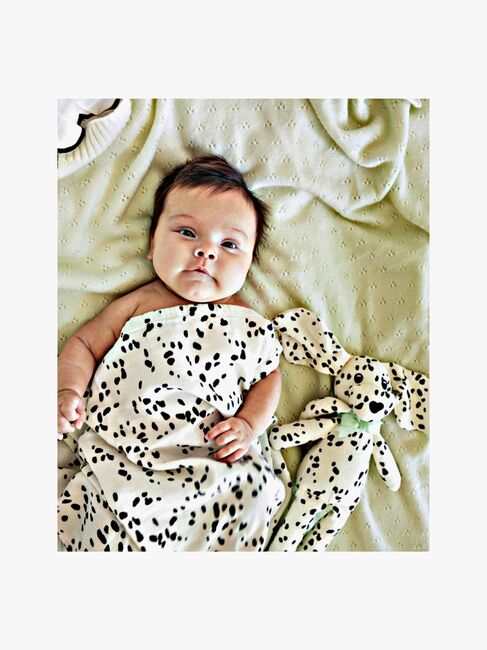 Elodie Muslinfilt 80x80 Cm, Dalmatian Dots