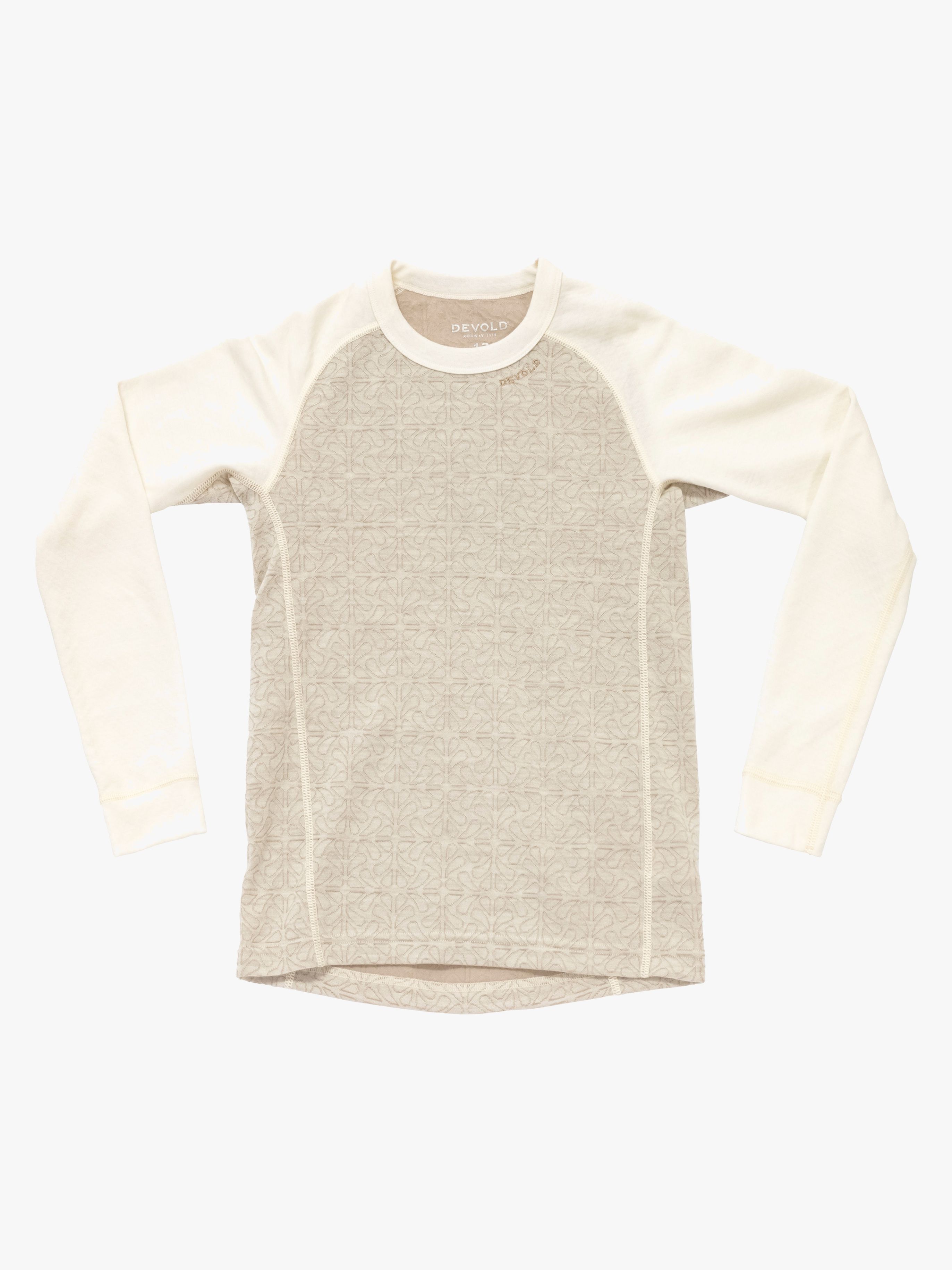 Devold Duo Active Merino Underställströja Jr, Raw White, 14 år