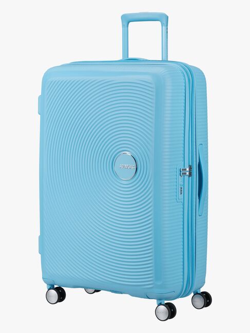 American Tourister Soundbox Spinner Resväska 97-110L, Blueberry Fizz