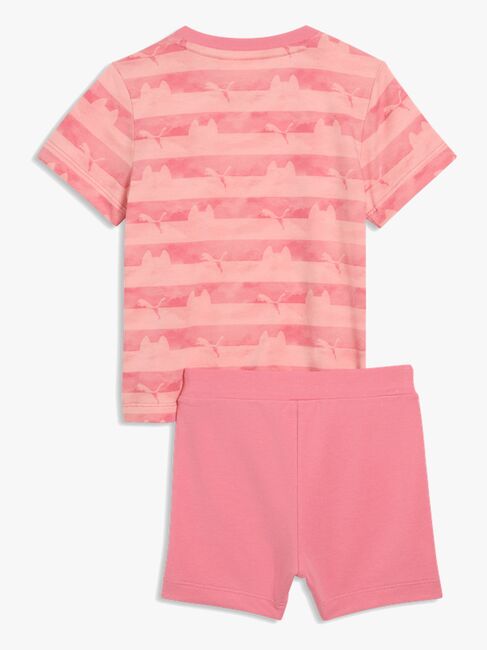 Puma T-shirt & Shorts Gabby's Dollhouse Minicats Set, Rosa