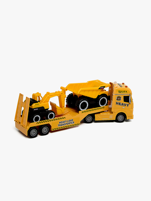 Alex's Garage Trailer med Arbetsfordon Byggarbetsplats
