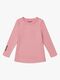 Hyperfied Long Sleeve Logo Top, Blush