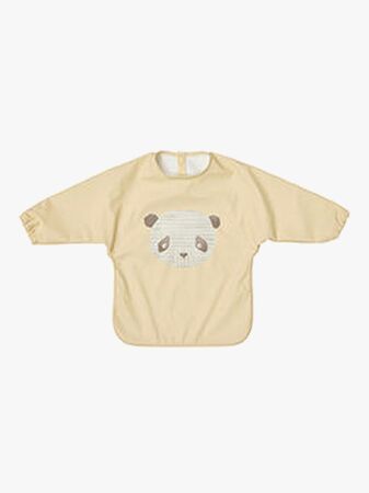 OYOY Lun Lun Panda  Långärmad Haklapp, Butter