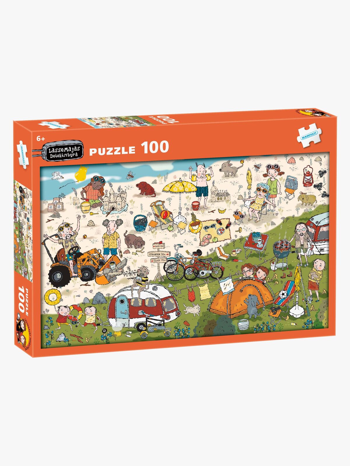 Kärnan LasseMajas Detektivbyrå Pussel 100 Bitar