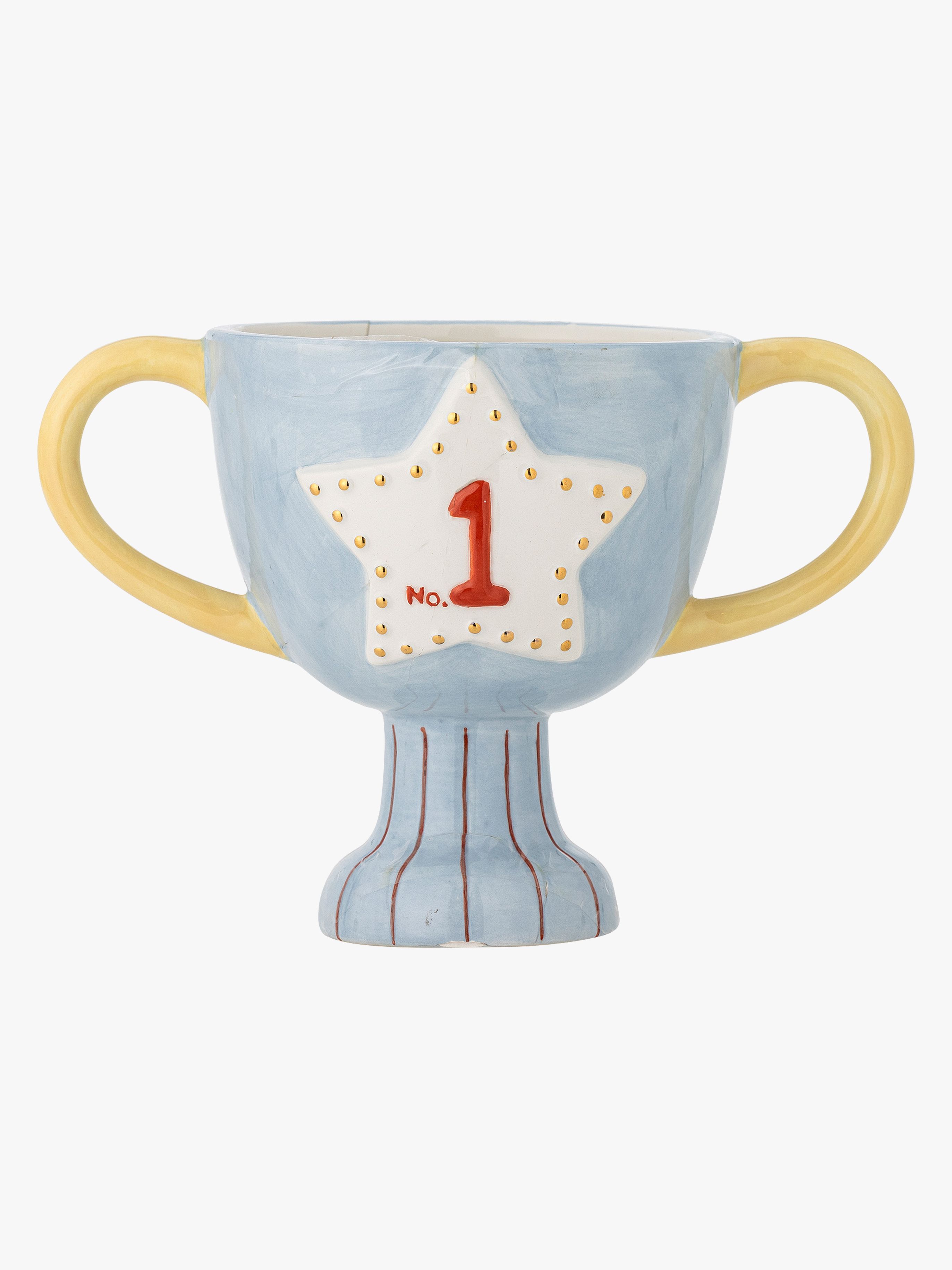 Bloomingville MINI, Trophy Blomkruka Keramik, Multifärgad