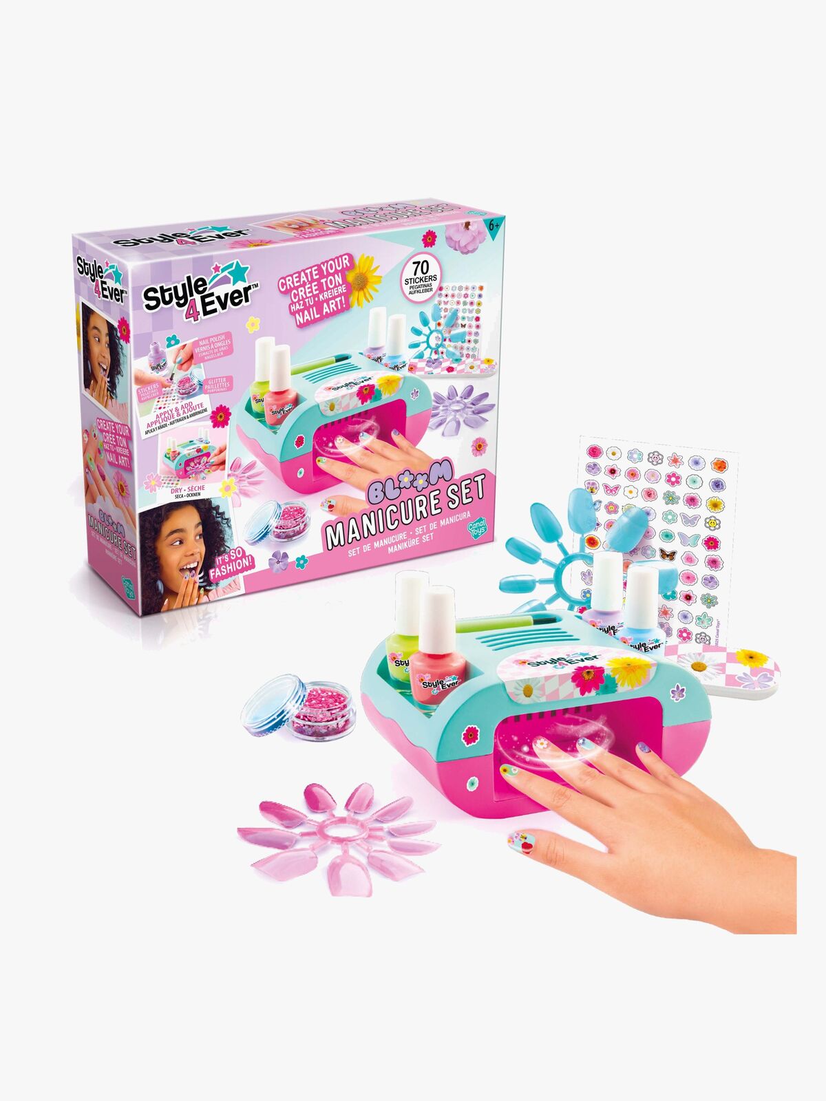 Style 4 Ever Manikyrset Nagelkonst Blomma
