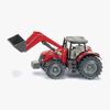 SIKU Traktor med Frontlastare Massey Ferguson 1:50