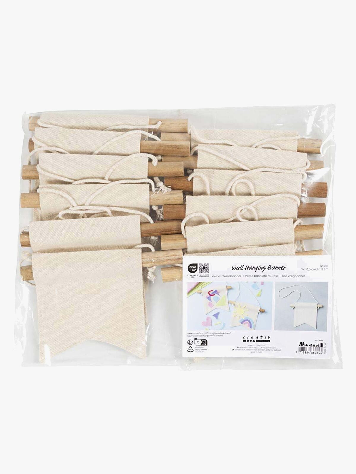 Creativ Company Väggbanners Liten Svalsjärtsform 12 st