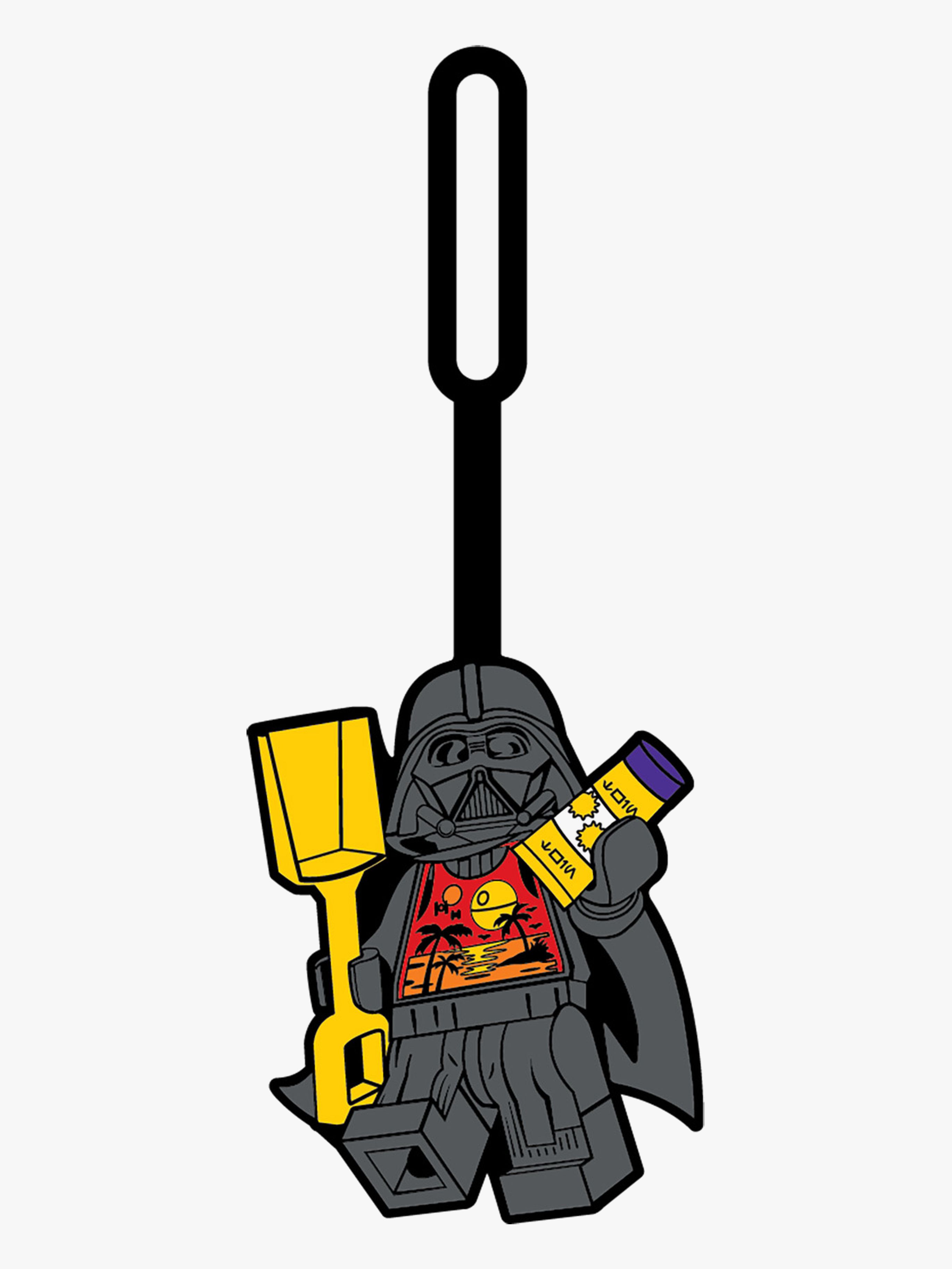 LEGO Star Wars™ Bagagetag Darth Vader™, Svart/Gul
