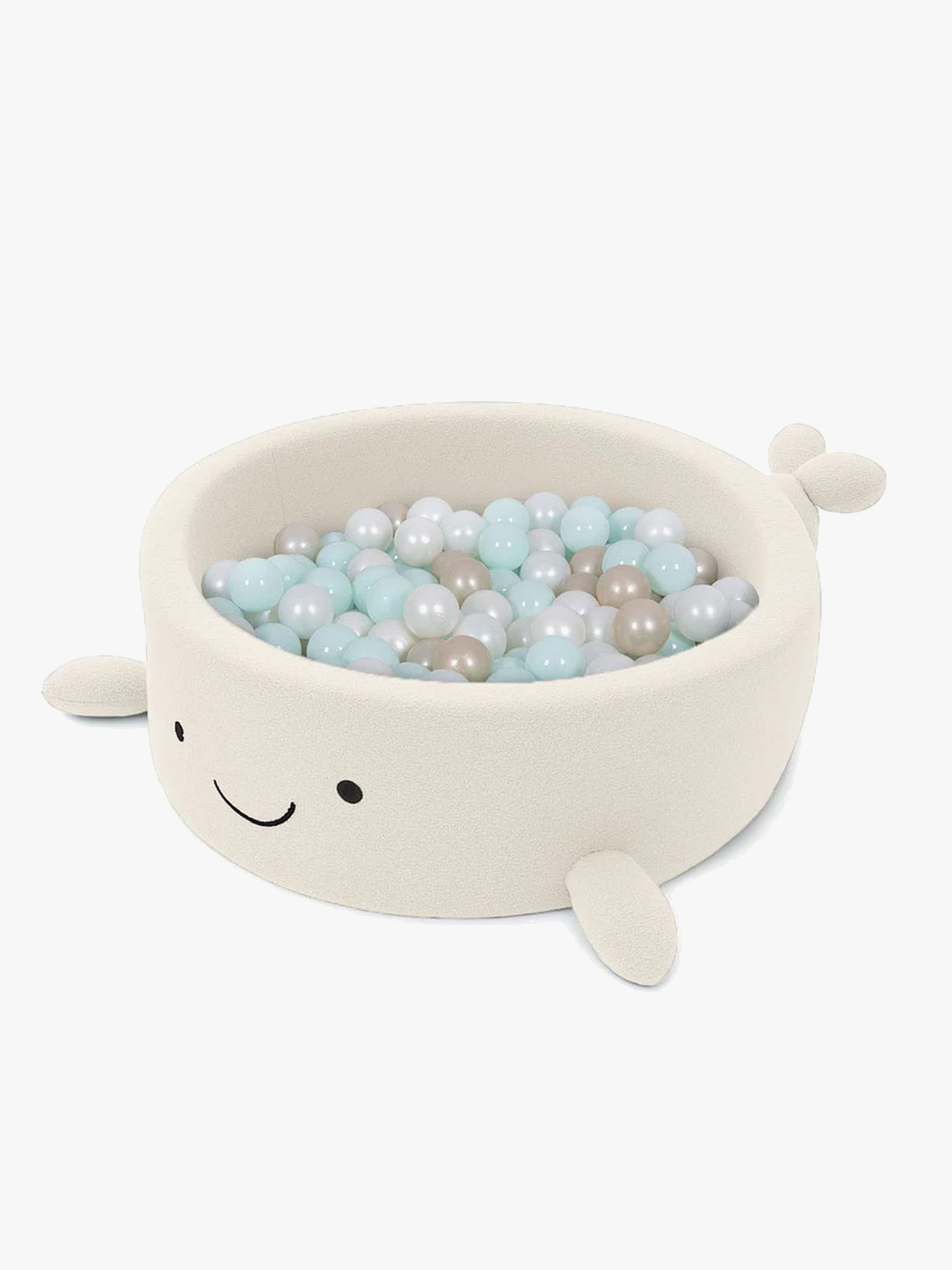 MeowBaby Boucle Whale Bollhav, Cheesecake Cream Beige