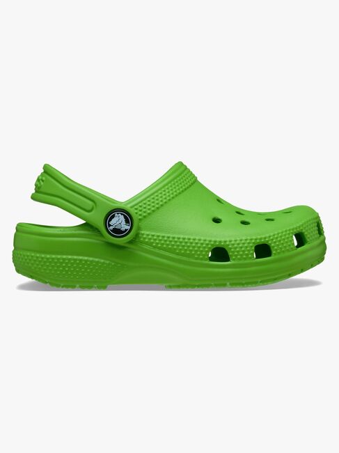 Crocs Classic Kids Tofflor, Grön