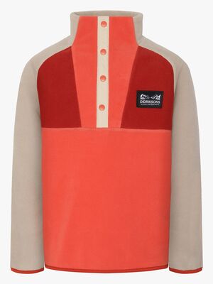 Didriksons Yokto Fleece-Pullover, Light Mars Red