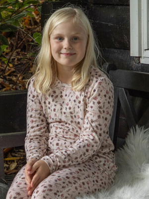 Joha Tröja Merinoull, Light Pink