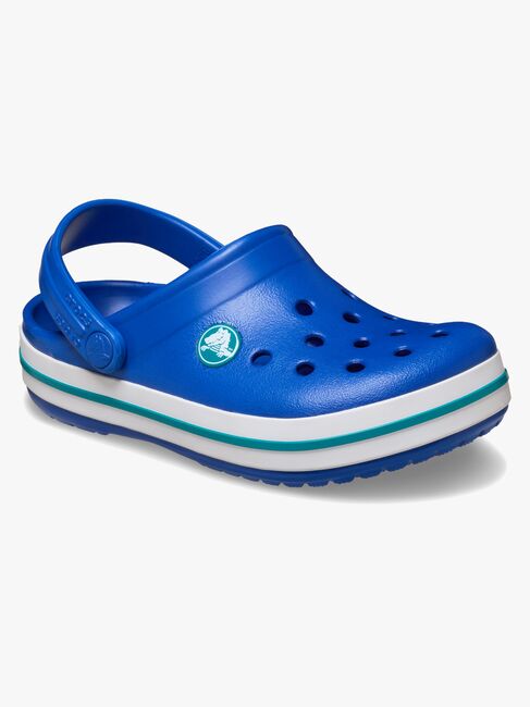 Crocs Crocband Tofflor, Blue Bolt/Turbo Teal