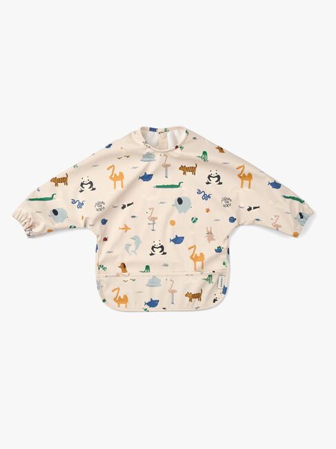 LIEWOOD Merle Cape Haklapp med Tryck, Around the world/Sandy