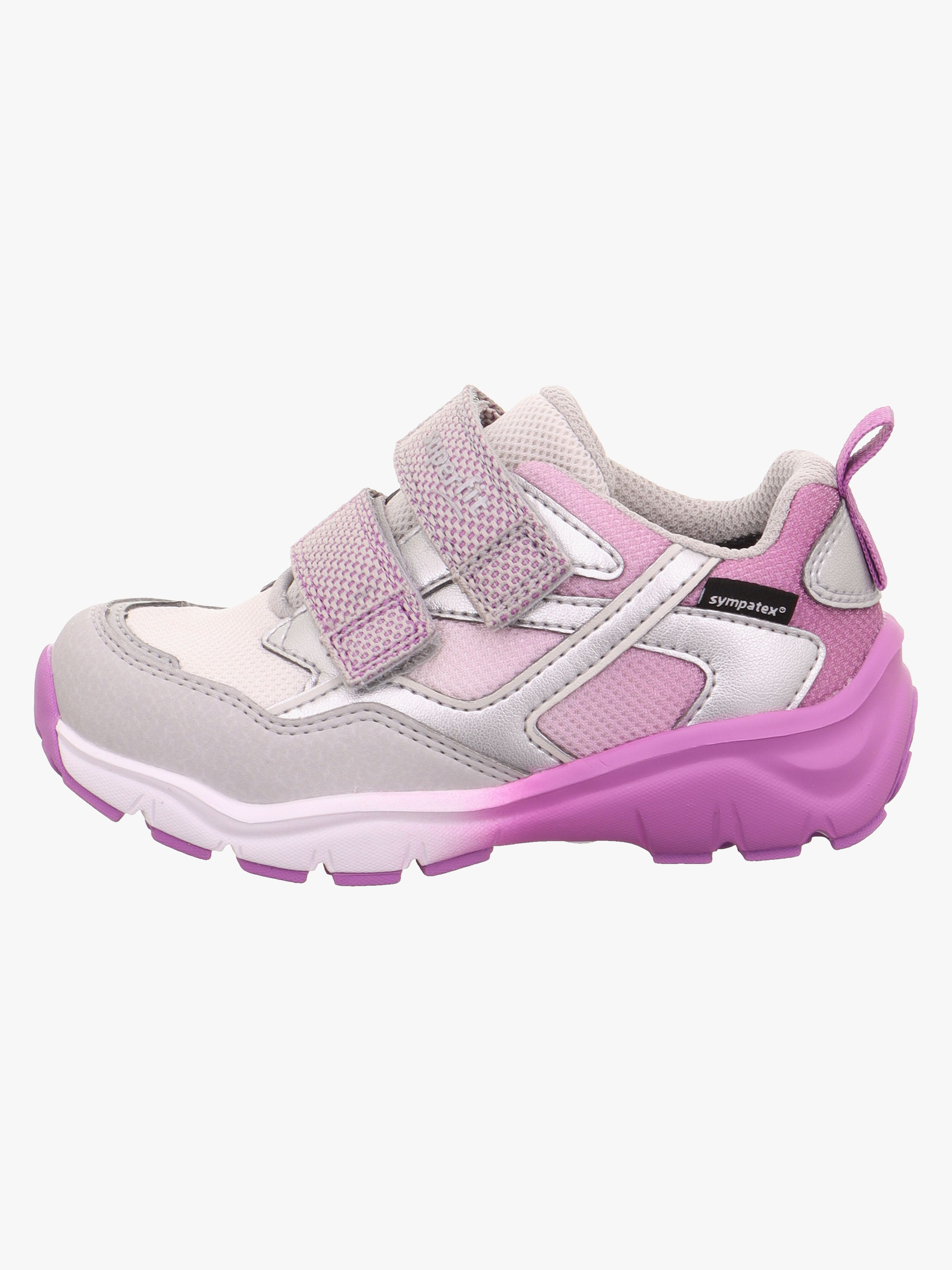 Superfit Sport5 WP Sneakers,  Light Grey/Purple, 27