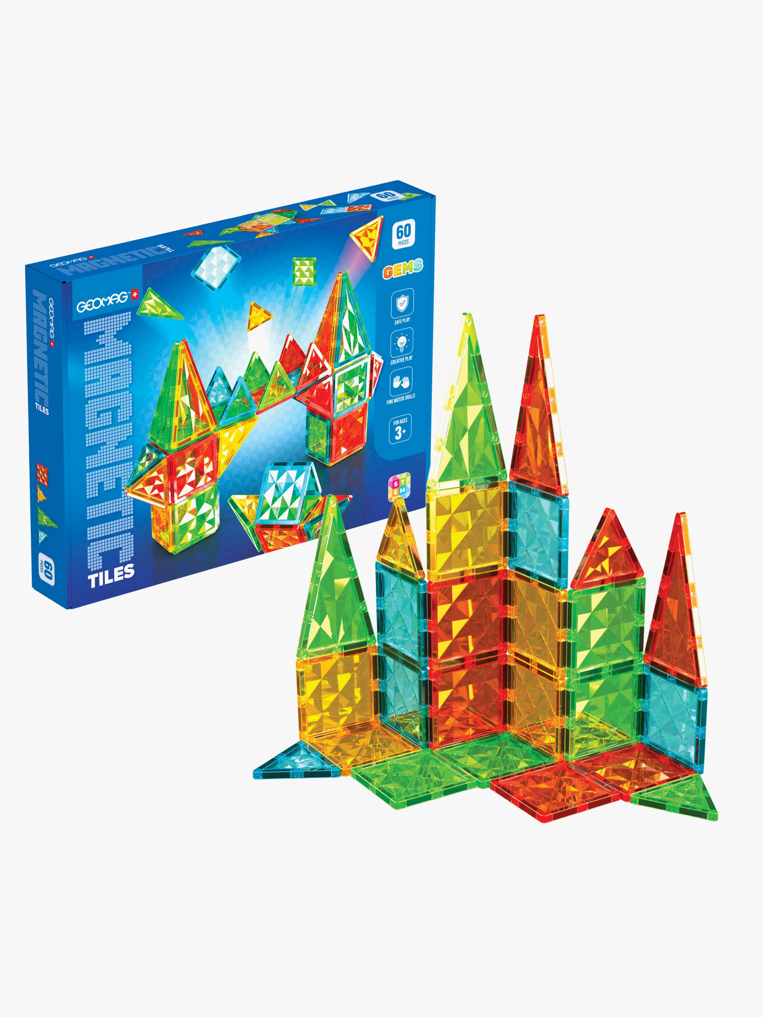 Geomag Gems Magnetisk Byggset 60 Delar