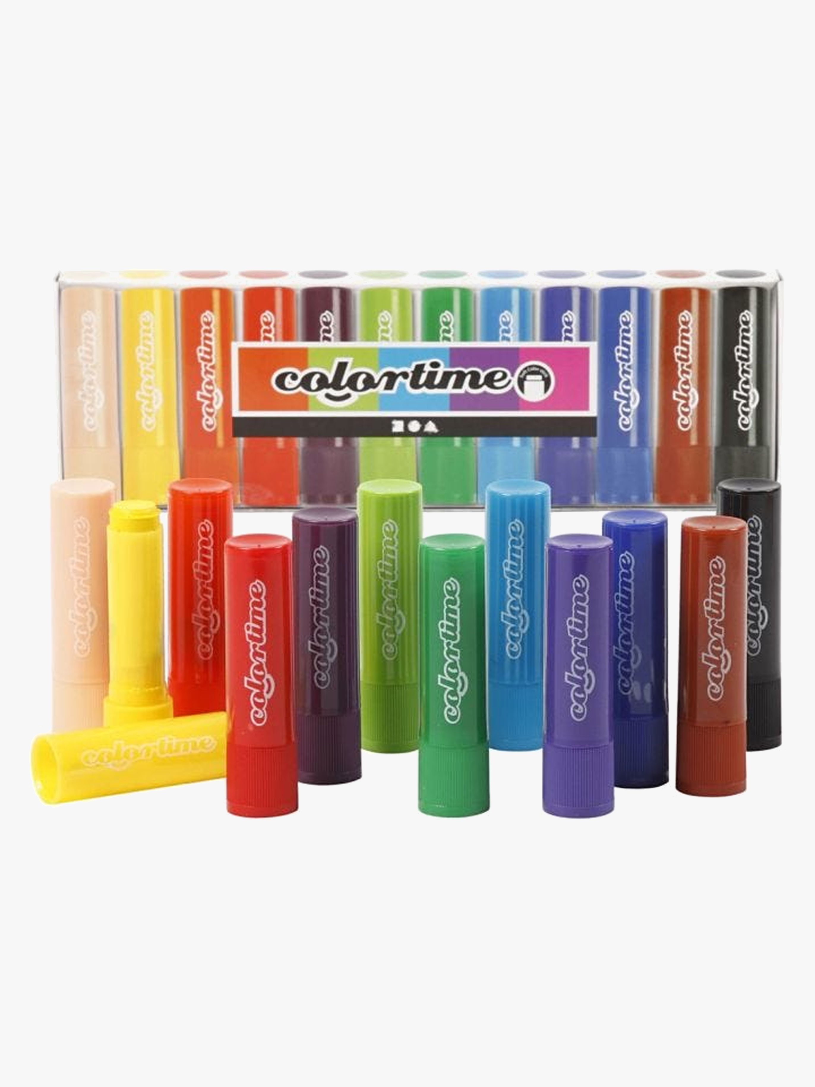 Colortime Soft Color Stick Mixade Färger 12st