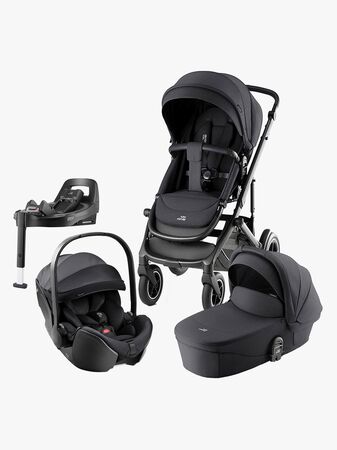Britax Römer Smile 5Z Duovagn inkl. Baby-Safe Pro & Bas, Carbon Black