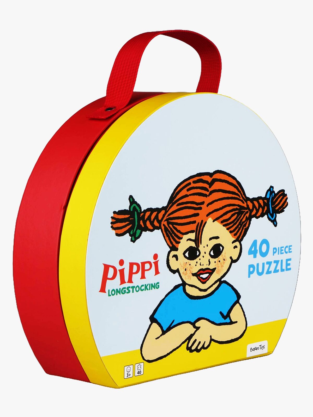 Pippi Långstrump Pussel med Väska 40 Bitar