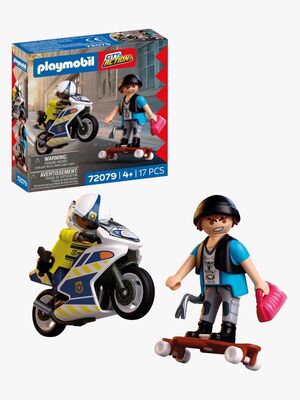 Playmobil City Action 72079 Moottoripyörätakaa-ajo