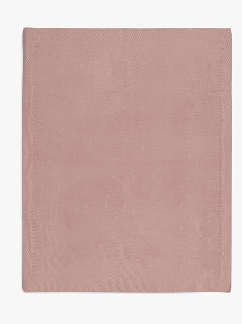 Jollein Stickad Filt Cozy, Wild Rose