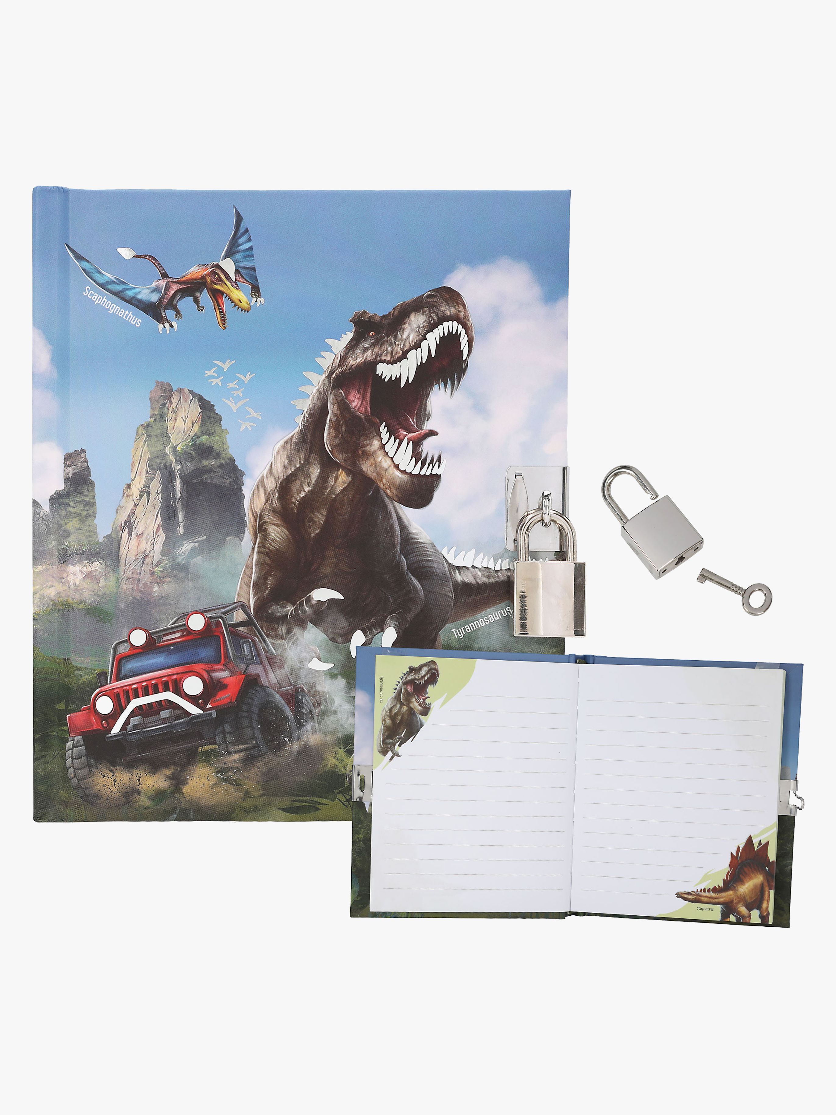 Dino World Dagbok med Hänglås