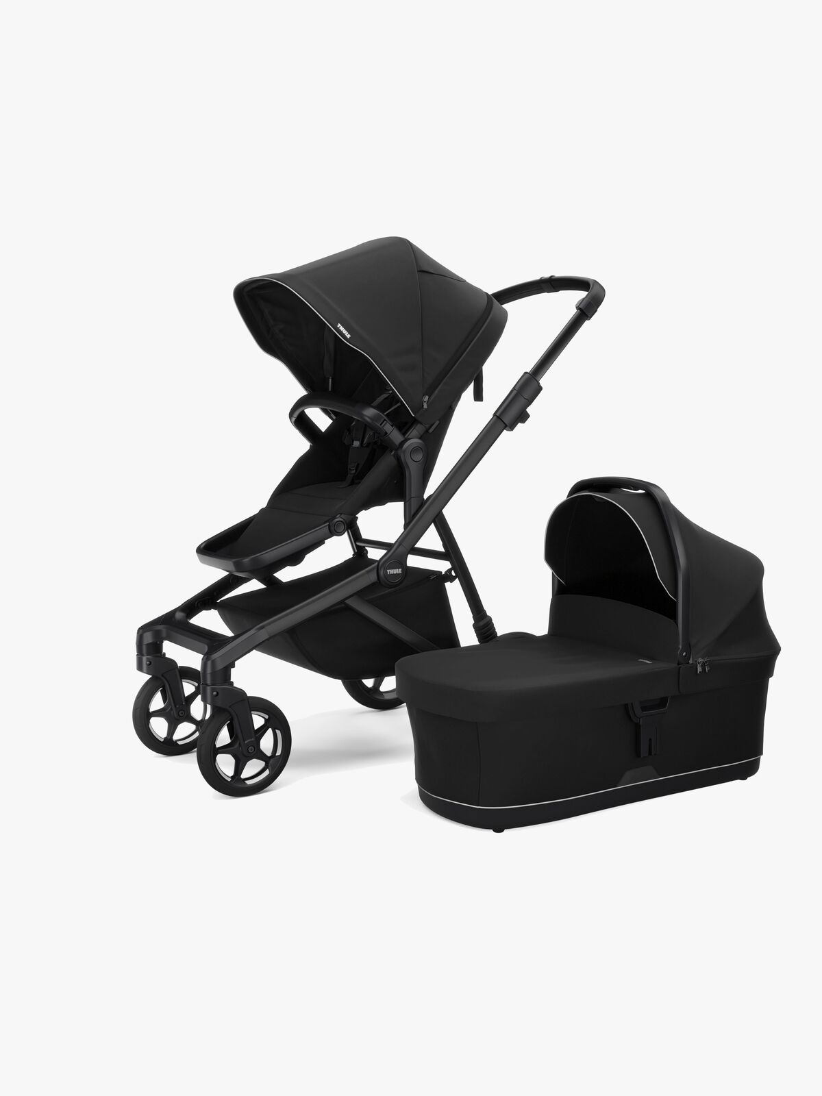 Thule Sleek 2 Duovagn, Black