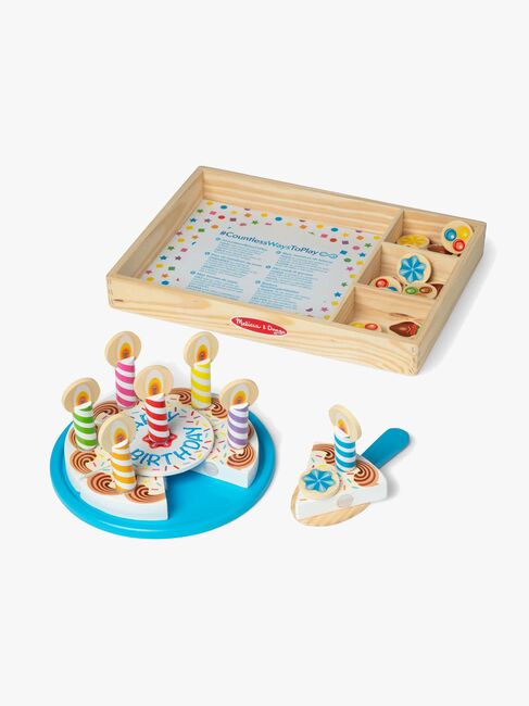Melissa & Doug Leksakstårta Trä 34 Delar