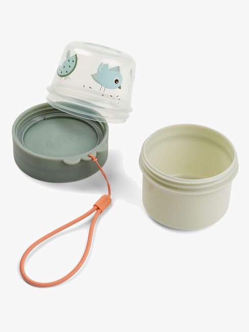 Done By Deer Birdee To Go Two-Way Snacksbehållare, Green