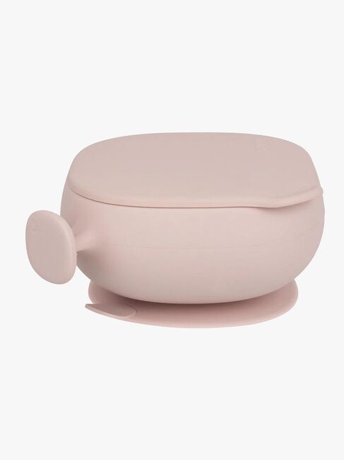 b.box Skål med Lock Silikon, Blush
