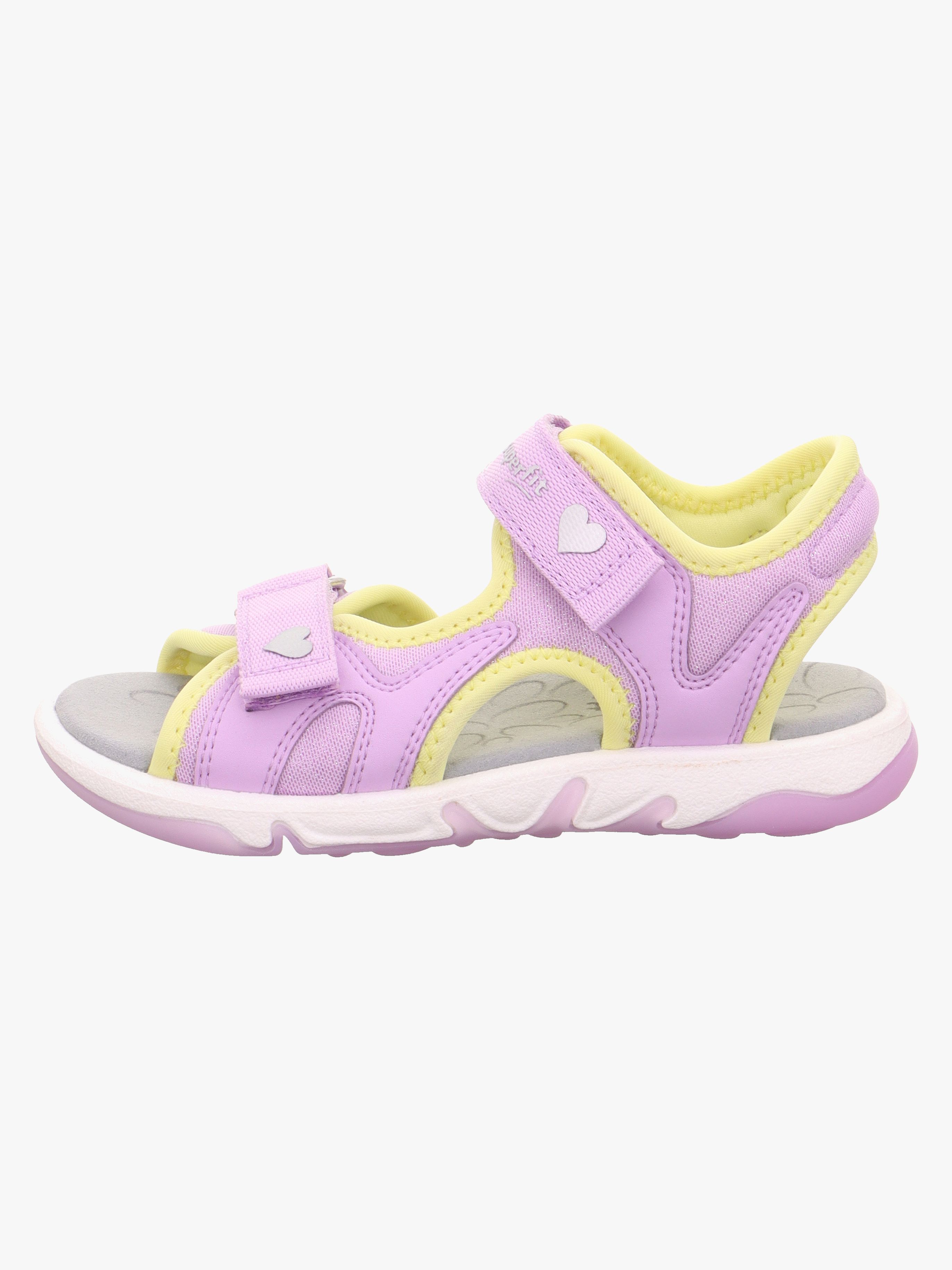 Superfit Pebbles Sandaler, Purple/Yellow, 32