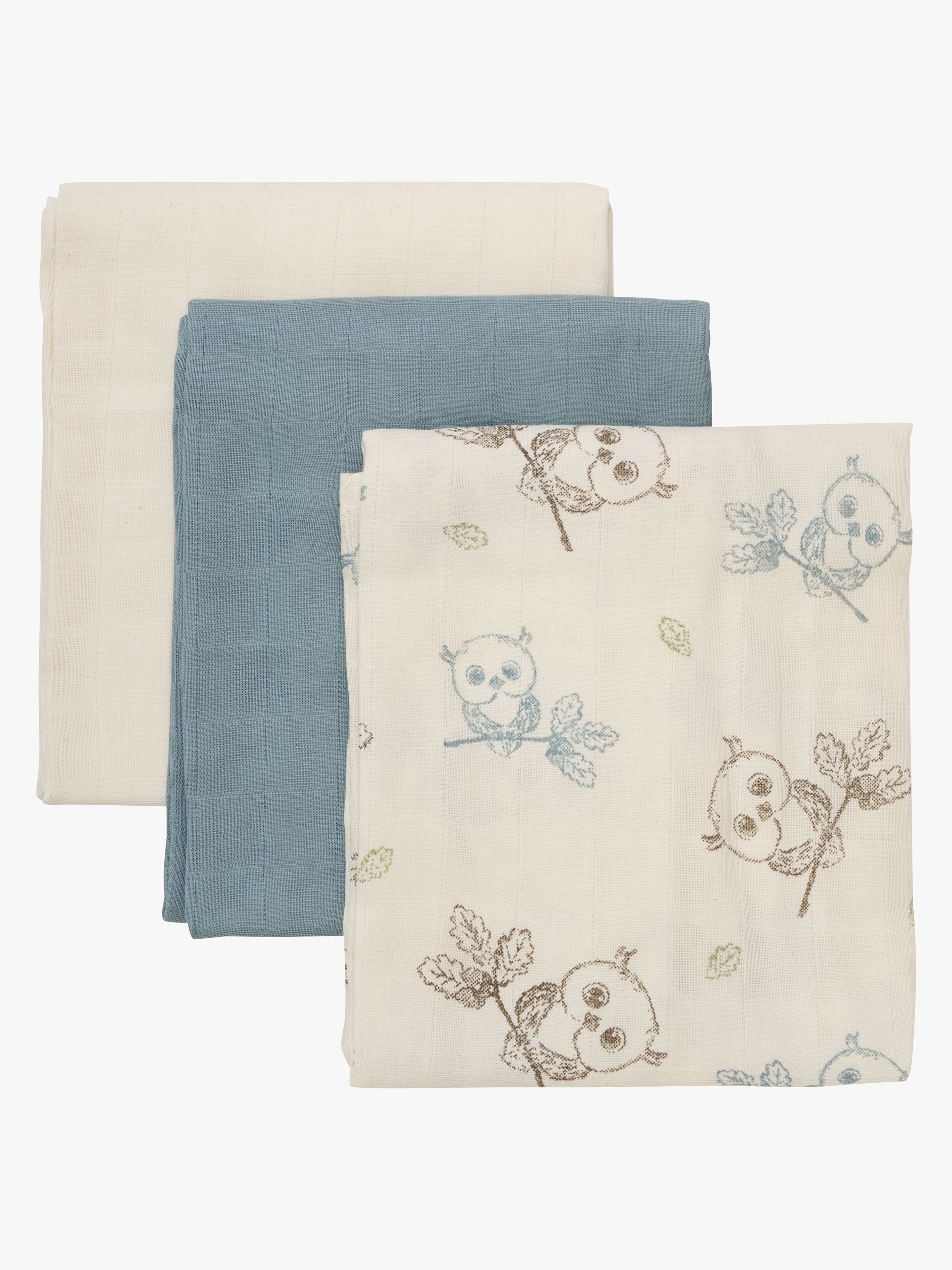Pippi Muslinfiltar 3-Pack, Metal Mint