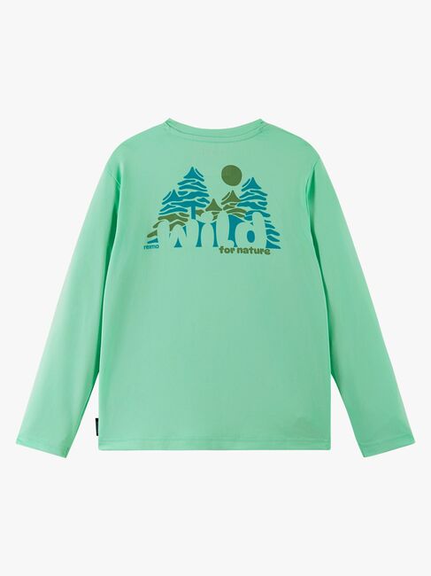 Reima Inista BugProof  Långärmad T-shirt, Fresh Mint