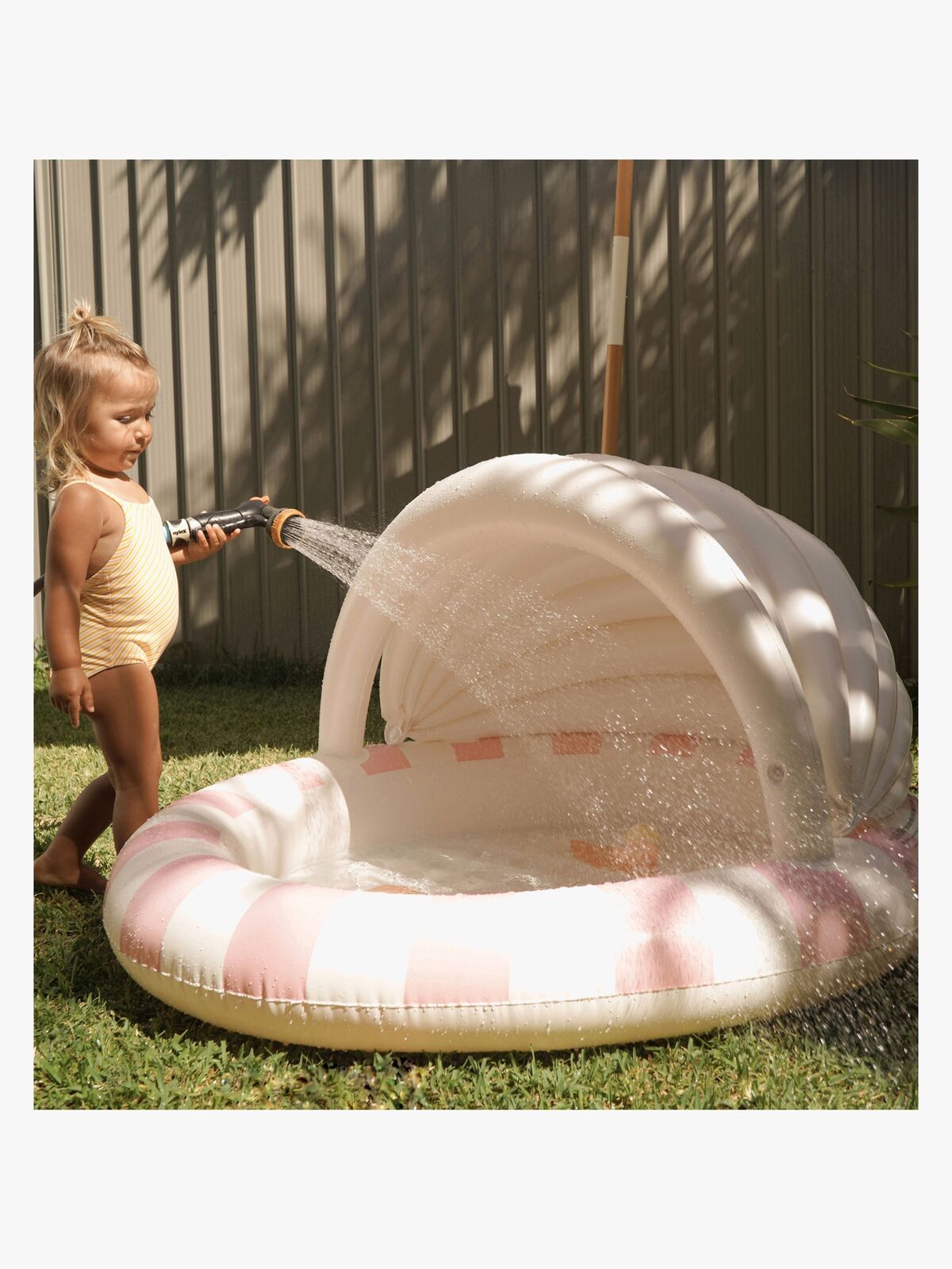 SUNNYLiFE Uppblåsbar Pool, Cotton Candy Cherry