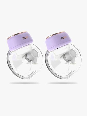 NENO Sole Twin Elektrisk Bröstpump Hands Free, Lila