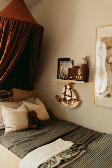 Little Lights Lampa Fartyg, Pirate Brown