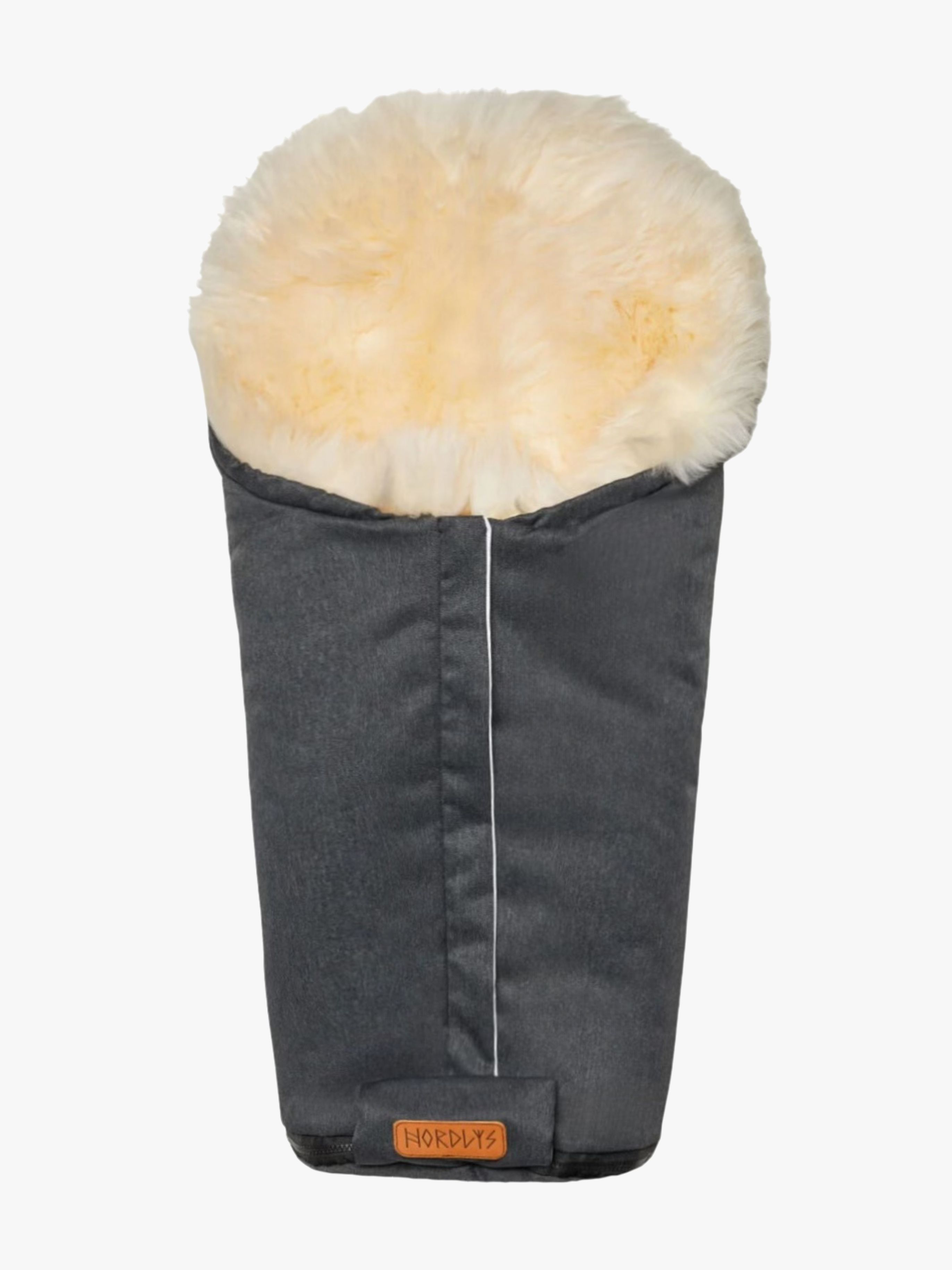 Nordlys Idun Mini Lammskinnsåkpåse, Grey/Natural