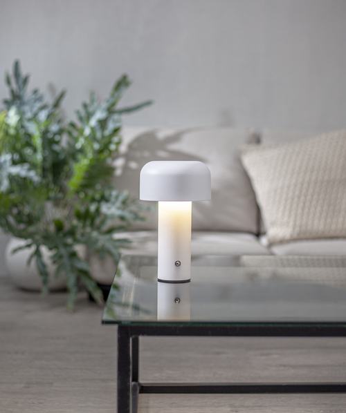 Star Trading Bordslampa Bobby, Vit