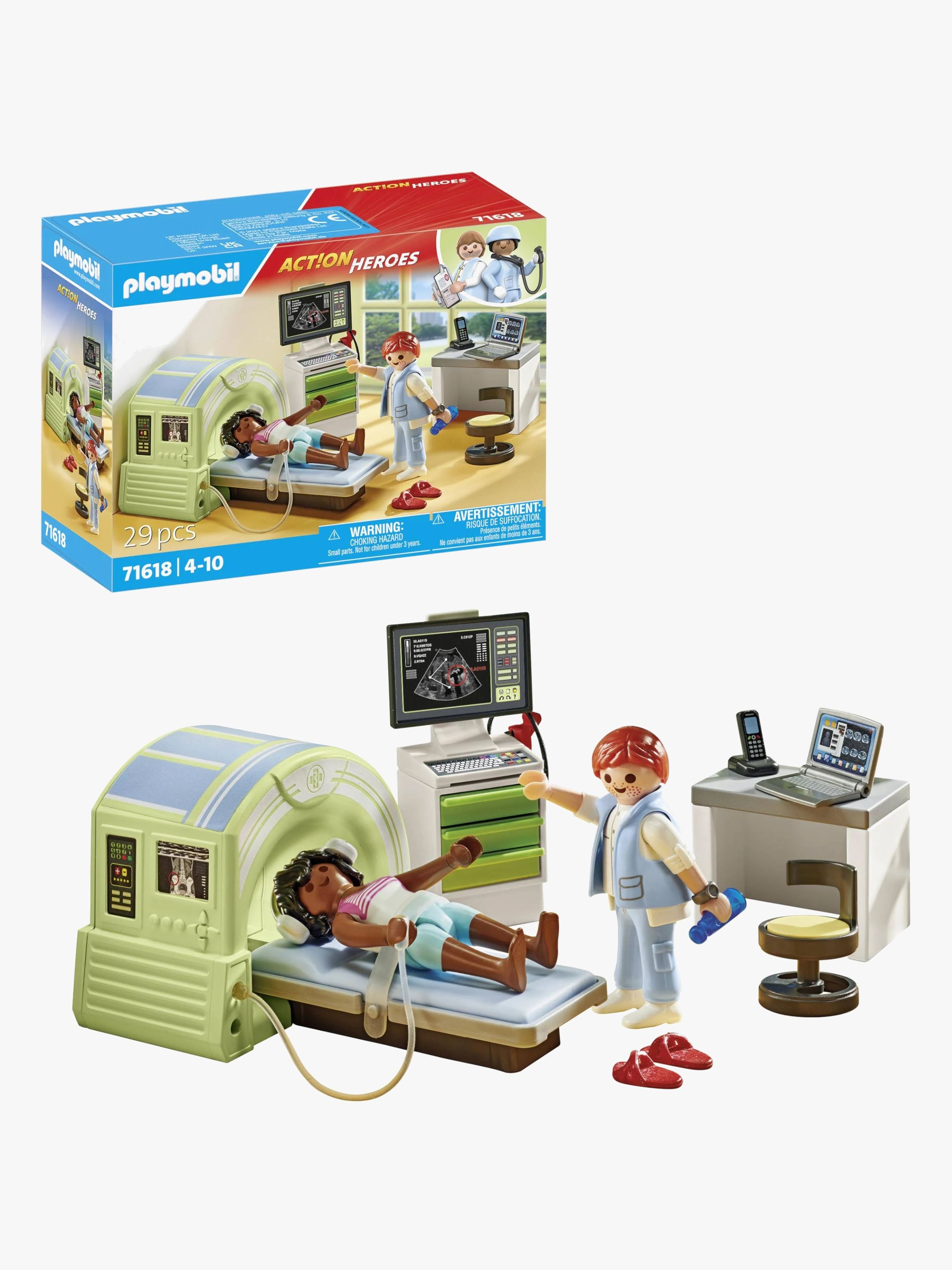 Playmobil 71618 Action Heroes Byggsats MR med Patient