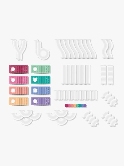 Connetix Magnetiska Byggklossar Pastel Ball Run Pack 106 Delar