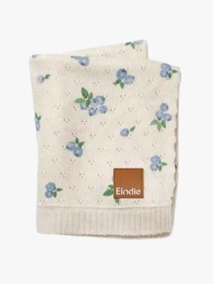 Elodie Details Pointelle-stickad Filt, Blueberry Bliss
