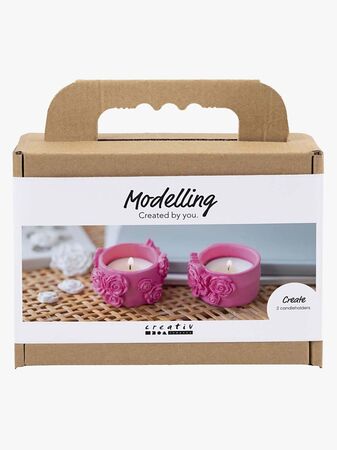 Creativ Company DIY-kit Modellera Värmeljushållare Mini