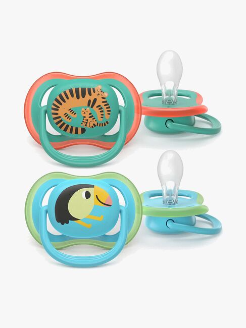 Philips Avent Ultra Air Napp 6–18m 2-Pack, Blå/Turkos