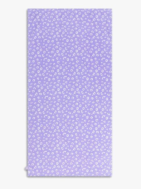 Swim Essentials Badhandduk, Lila Leopard