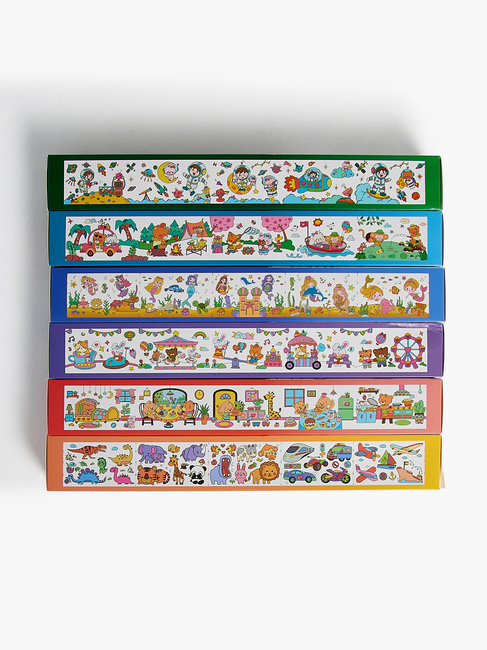 Fippla Klistra & Rita Målarpappersrullar 6 st