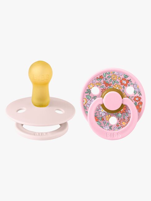 BIBS x Liberty Colour Oscar Meadow Napp 2-Pack Latex Stl 2, Petal Mix